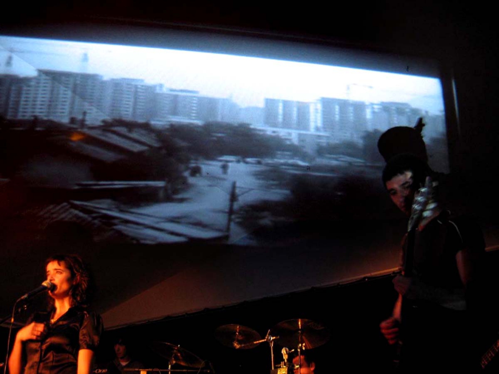 Projection d'images en concert